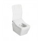 TOTO CWT4494049CMFG#MS SP Washlet + SX Wall-Hung Square Toilet with 1.28 GPF & 0.9 GPF Dual Flush and DuoFit In-Wall Tank System