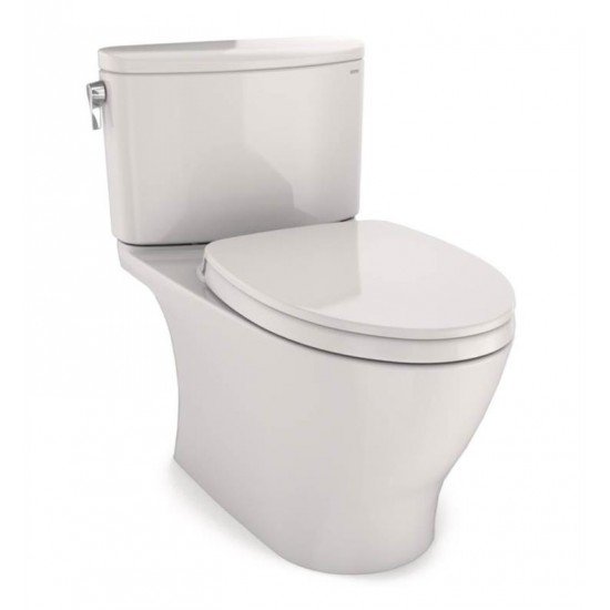TOTO MS442124CUF Nexus 28 5/8" Two-Piece Elongated Bowl with 1.0 GPF Single Flush and Slim Seat in Cotton