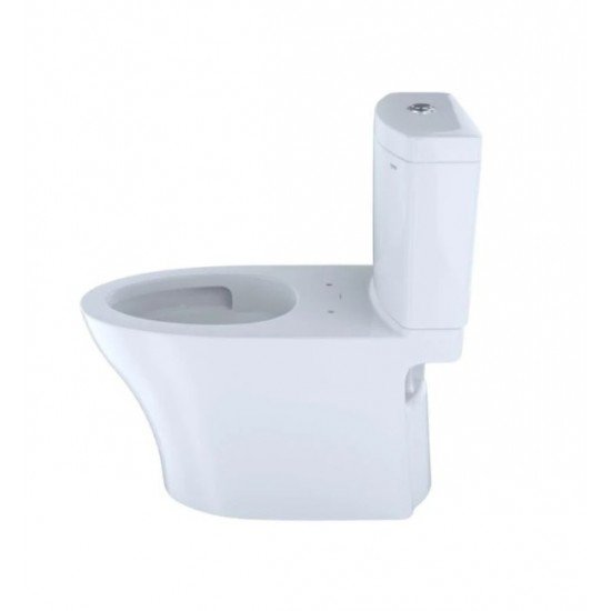 TOTO MS446124CUM Aquia IV 1G Two-Piece Elongated Toilet with 1.0 GPF & 0.8 GPF Dual Flush and SoftClose Seat