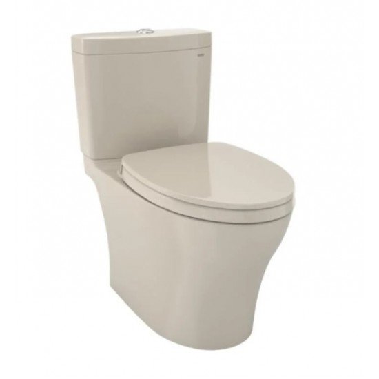TOTO MS446124CUMF Aquia IV Two-Piece Elongated Toilet with 1.0 GPF & 0.8 GPF Dual Flush