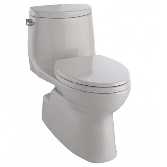 TOTO MS614124CEF Carlyle II 28 3/8" One-Piece 1.28 GPF Single Flush Elongated Toilet