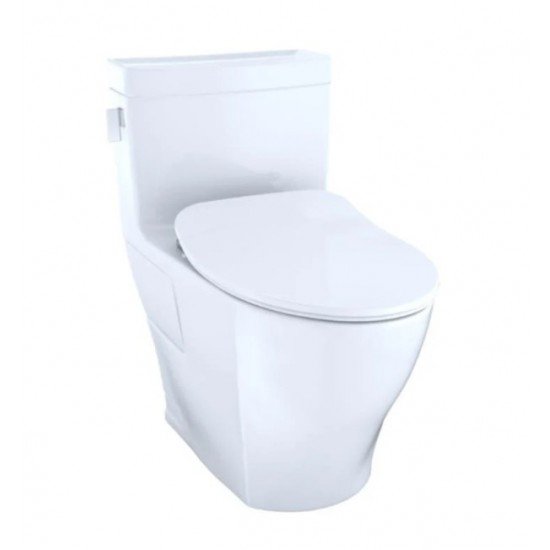 TOTO MS624234CEFG#01 Legato One-Piece Elongated Toilet with 1.28 GPF Tornado Flush in Cotton