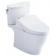 TOTO MW6423084CUFG#01 Nexus 29 3/8" One-Piece 1.0 GPF Single Flush Elongated Toilet and Washlet+ C5 in Cotton