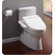 TOTO MW4742034CUFG#01 Vespin II 1G Two-Piece Elongated Toilet with 1.0 GPF Single Flush and Washlet+ C100 Washlet