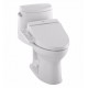 TOTO MW6042034CEFG#01 UltraMax II One-Piece Elongated Bowl with 1.28 GPF Single Flush and Washlet+ C100 Washlet