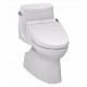 TOTO MW4742034CEFG#01 Vespin II Two-Piece Elongated Toilet with 1.28 GPF Single Flush and Washlet+ C100 Washlet