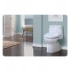 TOTO MW614574CEFG#01 Carlyle II One-Piece Elongated Bowl with 1.28 GPF Single Flush and Washlet+ S300e Washlet