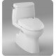 TOTO MW454584CUFG#01 Drake II 1G Two-Piece Elongated Toilet with 1.0 GPF Single Flush and Washlet+ S350e Washlet