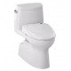 TOTO MW474584CUFG#01 Vespin II 1G Two-Piece Elongated Toilet with 1.0 GPF Single Flush and Washlet+ S350e Washlet