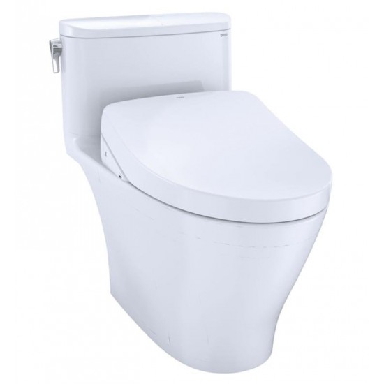 TOTO MW6423056CEFG#01 Nexus 29 3/8" One-Piece Elongated Toilet with 1.28 GPF Single Flush and Washlet+ S550e in Cotton