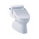 TOTO CST614CUFGT20#01 TOTO Carlyle II 1G One-Piece Washlet+ Elongated Bowl with 1.0 GPF Single Flush
