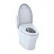 TOTO MW6463046CEMFG#01 Aquia IV One-Piece Elongated Toilet with 1.28 GPF & 0.8 GPF Dual Flush and Washlet+ S500e in Cotton