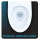 TOTO MW7463084CSMFG#01 Drake 27 1/2" Two-Piece 1.6 GPF & 0.8 GPF Dual Flush Elongated Toilet and Washlet+ C5 in Cotton - Universal Height
