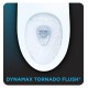 TOTO MW7463084CSMFG#01 Drake 27 1/2" Two-Piece 1.6 GPF & 0.8 GPF Dual Flush Elongated Toilet and Washlet+ C5 in Cotton - Universal Height