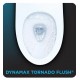 TOTO MW7463084CSMG#01 Drake 28 1/4" Two-Piece 1.6 GPF & 0.8 GPF Dual Flush Elongated Toilet and Washlet+ C5 in Cotton