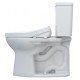 TOTO MW7763056CEFG.10#01 Drake 28 3/8" Two-Piece 1.28 GPF Single Flush Elongated Toilet with Washlet+ S550E in Cotton - 10" Rough-In