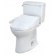 TOTO MW7763074CEFG.10#01 Drake 28 3/8" Two-Piece 1.6 GPF Single Flush Elongated Toilet with Washlet+ C2 in Cotton - 10" Rough-In