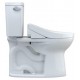 TOTO MW7763084CEFG#01 Drake 28 3/8" Two-Piece 1.28 GPF Single Flush Elongated Toilet with Washlet+ C5 in Cotton - Universal Height