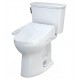 TOTO MW7863074CEFG.10#01 Drake 28 3/8" Transitional Two-Piece 1.28 GPF Single Flush Elongated Toilet with Washlet+ C2 in Cotton - 10" Rough-In