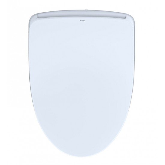 TOTO MW6263046CEFG#01 Aimes One-Piece Elongated Bowl with 1.28 GPF Single Flush and Washlet+ S500E Washlet in Cotton White