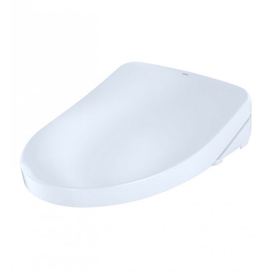 TOTO MW6263046CEFG#01 Aimes One-Piece Elongated Bowl with 1.28 GPF Single Flush and Washlet+ S500E Washlet in Cotton White
