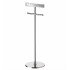 TOTO YS990#CP Neorest 11 1/2" Free Standing Remote Control Stand with Double Post Tissue Holder in Polished Chrome.
