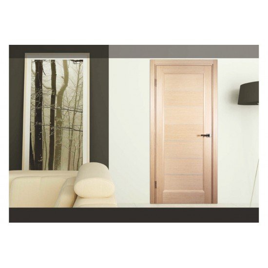 Ville Lagoon Bleached Oak Wood Veneer Modern Interior Door