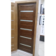 Ville Lazio Unfinished Modern Interior Door with Glass