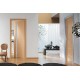 Ville Dominika Bleached Oak Wood Veneer Modern Interior Door with Bronze Glass