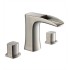 Fresca Fortore Widespread Mount Bathroom Faucet in Brushed Nickel