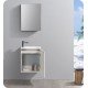 Fresca FCB8003WH-I Valencia 20" Glossy White Wall Hung Modern Bathroom Vanity