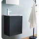 Fresca FCB8003GG-I Valencia 20" Dark Slate Gray Wall Hung Modern Bathroom Vanity