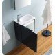 Fresca FCB8003GG-I Valencia 20" Dark Slate Gray Wall Hung Modern Bathroom Vanity
