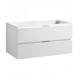 Fresca FCB8342WH Valencia 42" Glossy White Wall Hung Modern Bathroom Cabinet