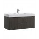Fresca FCB8348GO-I Fresca Valencia 48" Gray Oak Wall Hung Modern Bathroom Vanity