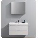 Fresca FCB8342WH-I Valencia 42" Glossy White Wall Hung Modern Bathroom Vanity