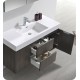 Fresca FCB8348GO-I Fresca Valencia 48" Gray Oak Wall Hung Modern Bathroom Vanity