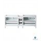 Fresca FCB62-361236WH Torino 83" White Modern Bathroom Cabinets