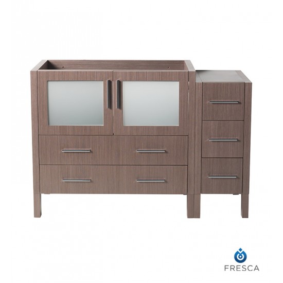 Fresca FCB62-3012GO Torino 42" Gray Oak Modern Bathroom Cabinets