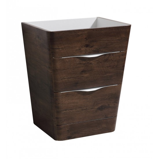 Fresca FCB8525RW Milano 26" Rosewood Modern Bathroom Cabinet