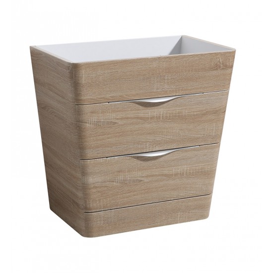 Fresca FCB8532WK Milano 32" White Oak Modern Bathroom Cabinet