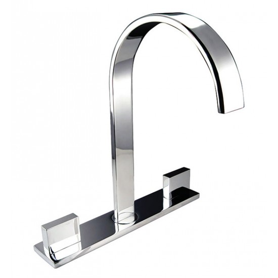 Fresca FFT3801CH Sesia Widespread Mount Bathroom Faucet in Chrome