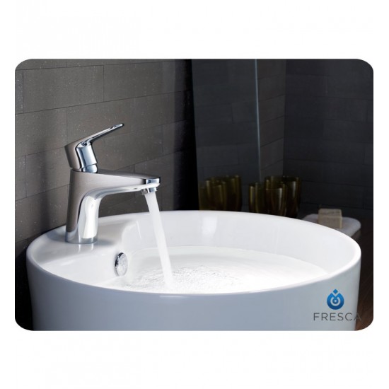 Fresca FFT3811CH Diveria Single Hole Mount Bathroom Faucet in Chrome