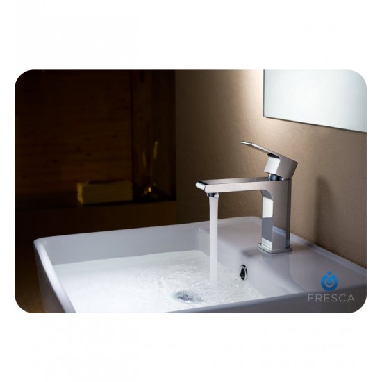 Fresca FFT9151CH Allaro Single Hole Mount Bathroom Faucet in Chrome