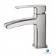 Fresca FFT9161BN Fiora Single Hole Mount Bathroom Faucet in Brushed Nickel