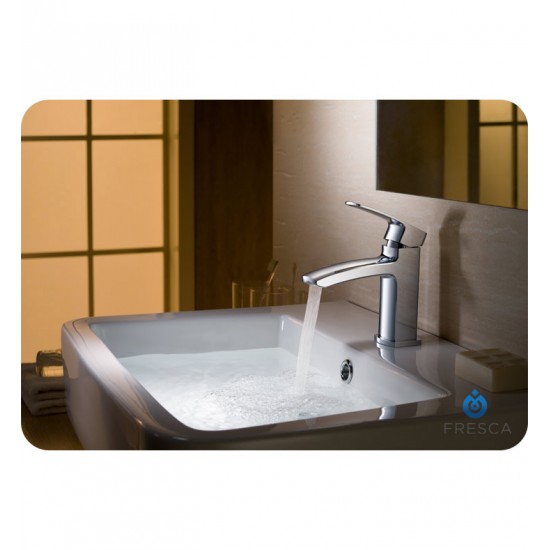 Fresca FFT9161CH Fiora Single Hole Mount Bathroom Faucet in Chrome
