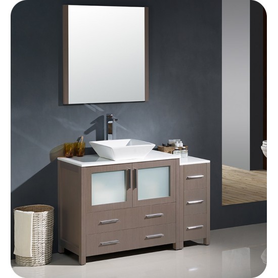Fresca FCB62-2412GO Torino 36" Gray Oak Modern Bathroom Cabinets