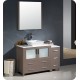 Fresca FCB62-3012GO Torino 42" Gray Oak Modern Bathroom Cabinets