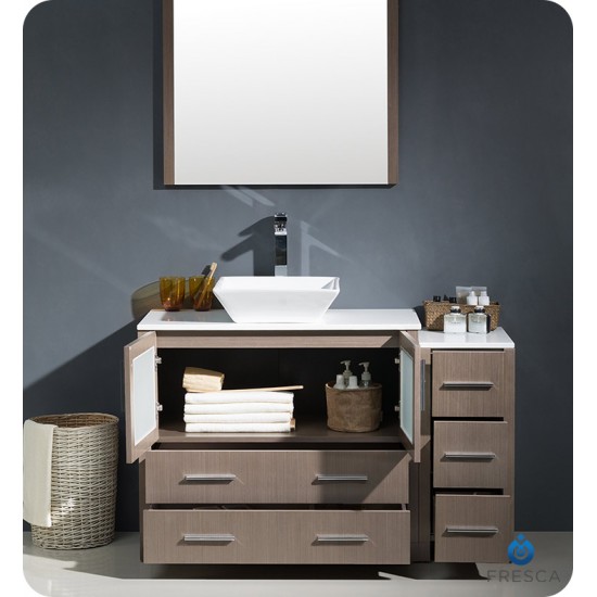 Fresca FCB62-2412GO Torino 36" Gray Oak Modern Bathroom Cabinets