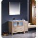 Fresca FCB62-3012LO Torino 42" Light Oak Modern Bathroom Cabinets